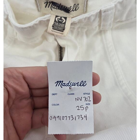 NWT Madewell Petite Wide-Sweep Trousers: Airy Denim Edition Size 25P - Picture 5 of 7